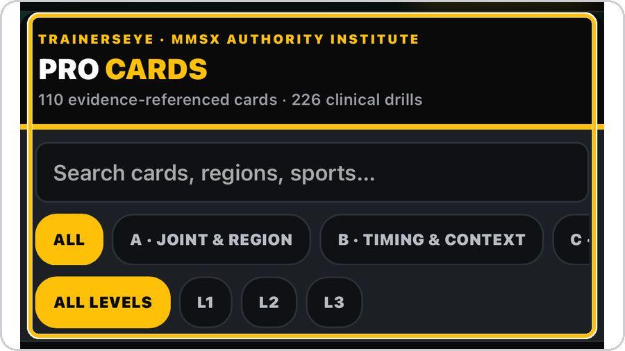 ProMobility · Pro Cards