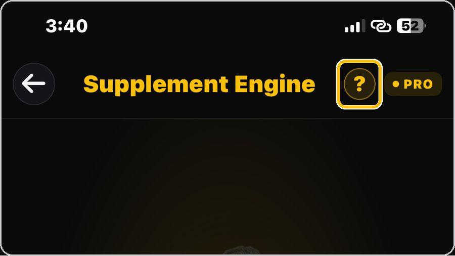 Supplement Engine · Get help any time