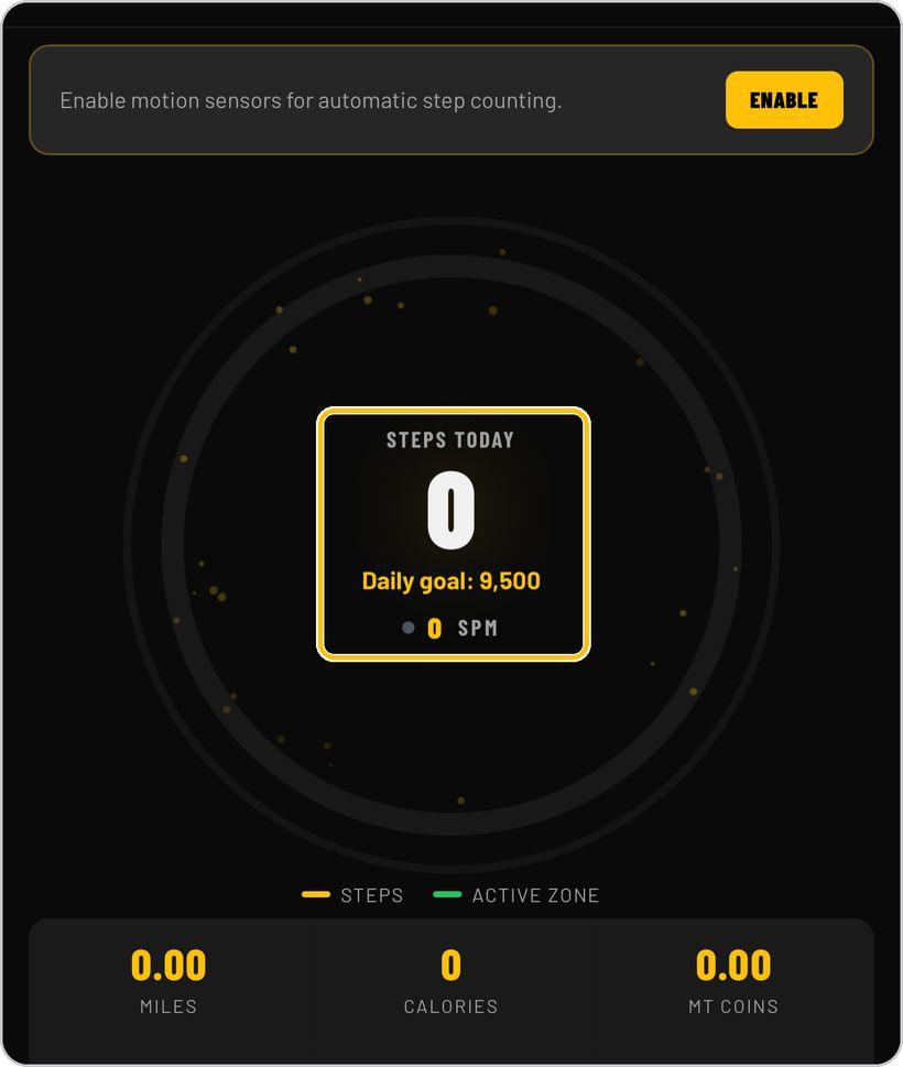 Mile Tracker · Read the ring