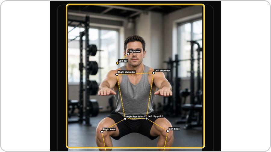 Clinical Posture Screening · Calibrate and mark