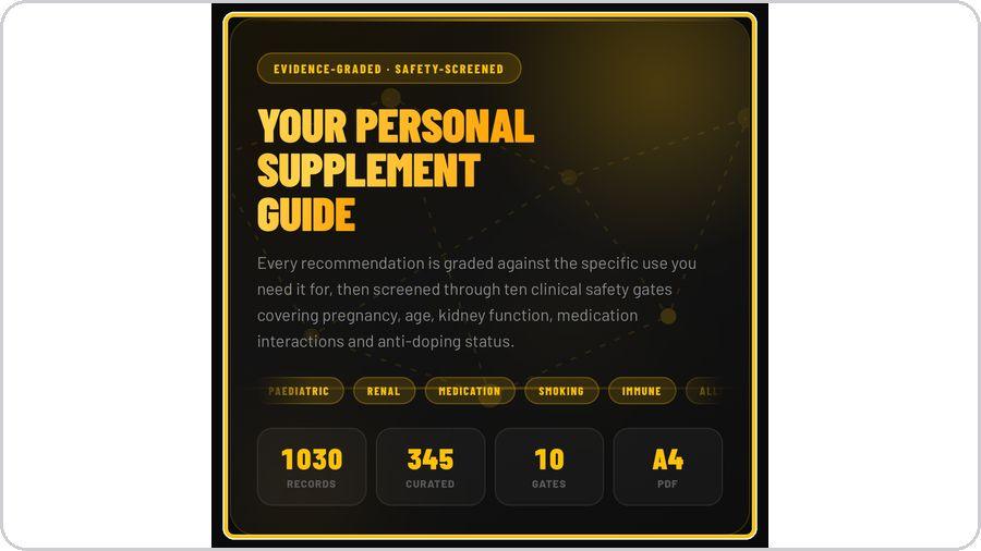 Supplement Engine · Read what it does