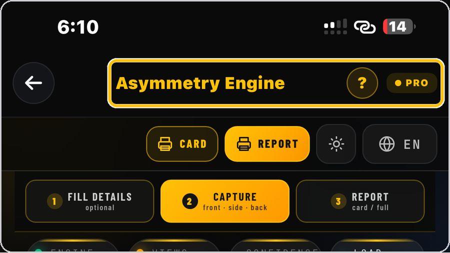Asymmetry Engine · Open the tool