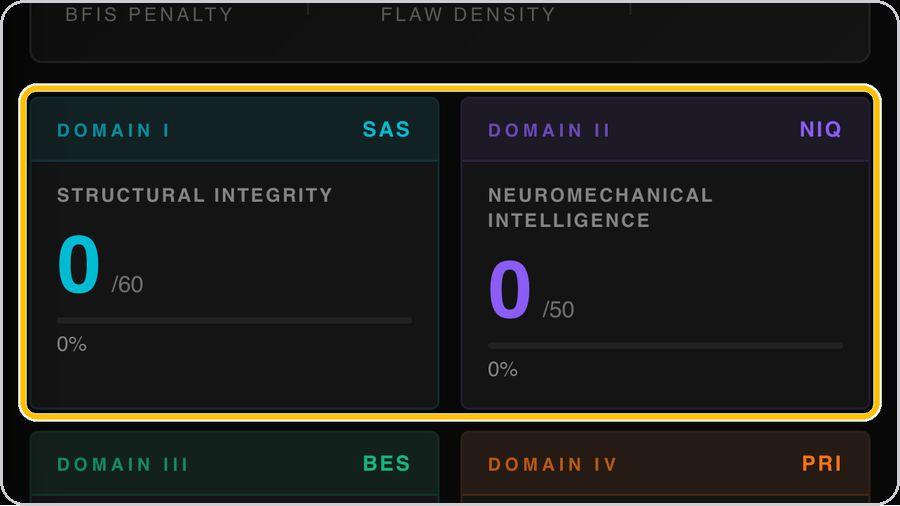 MMSx-SCAN · Domain cards and the report