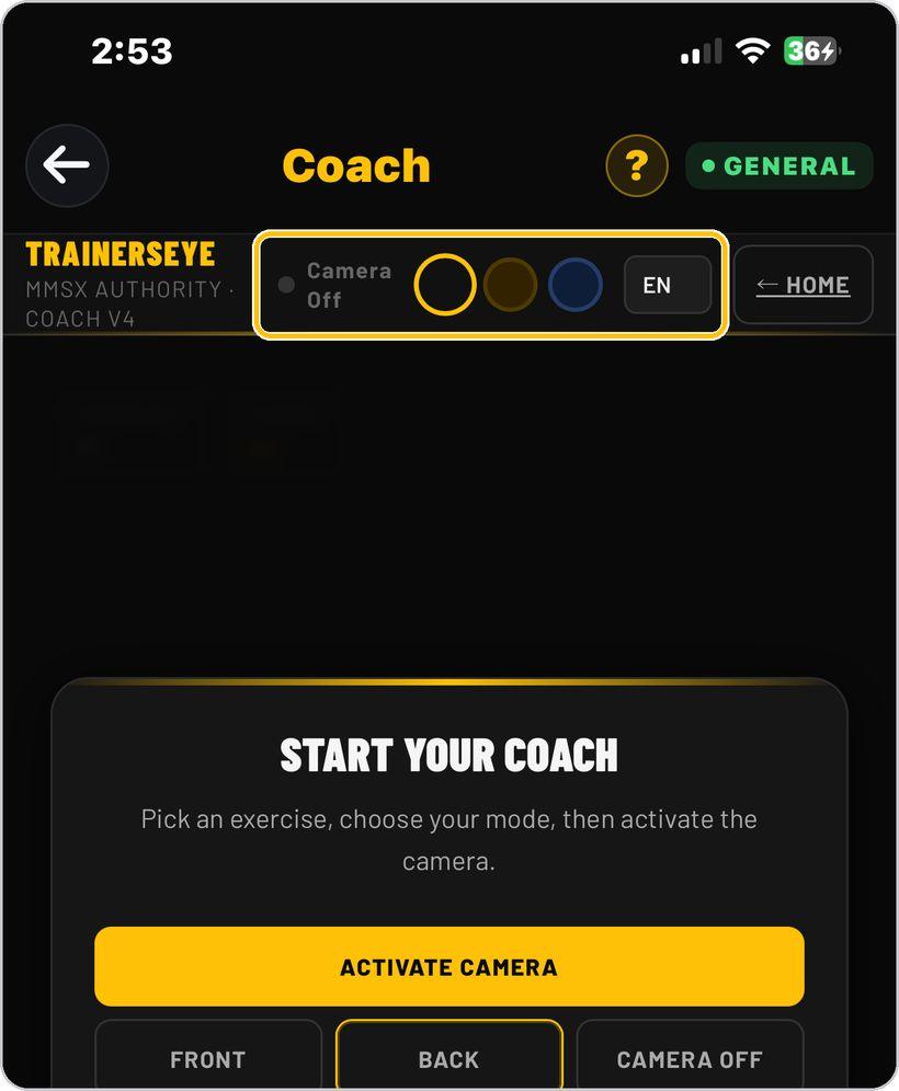 Coach · Language and status