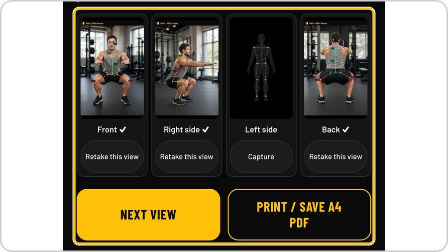 Clinical Posture Screening · Your observation summary