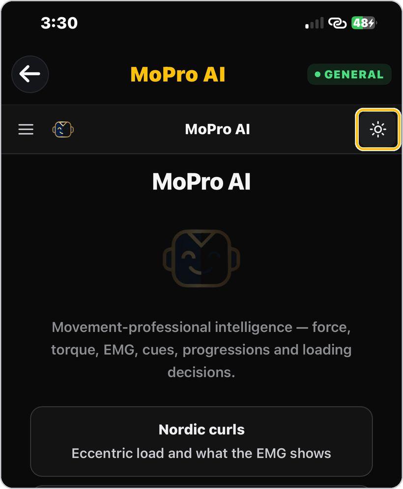 MoPro AI · Light or dark