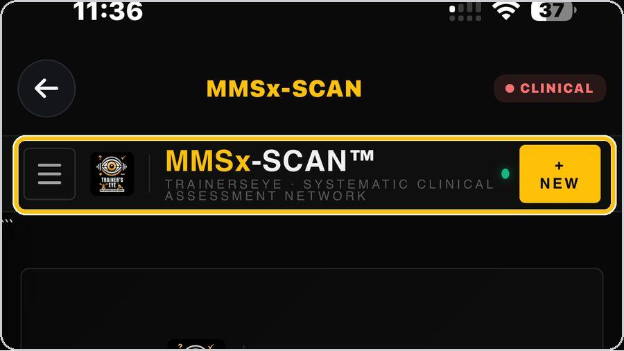 MMSx-SCAN · The tool bar
