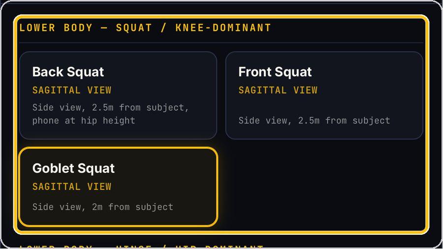 Movement Decision Tool · Select the target movement