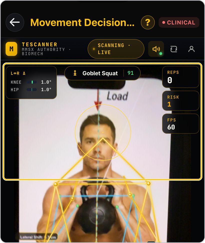 Movement Decision Tool · Scan live