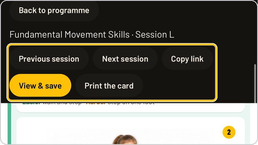 Clinical Rehab Sessions · Print, save and hand out