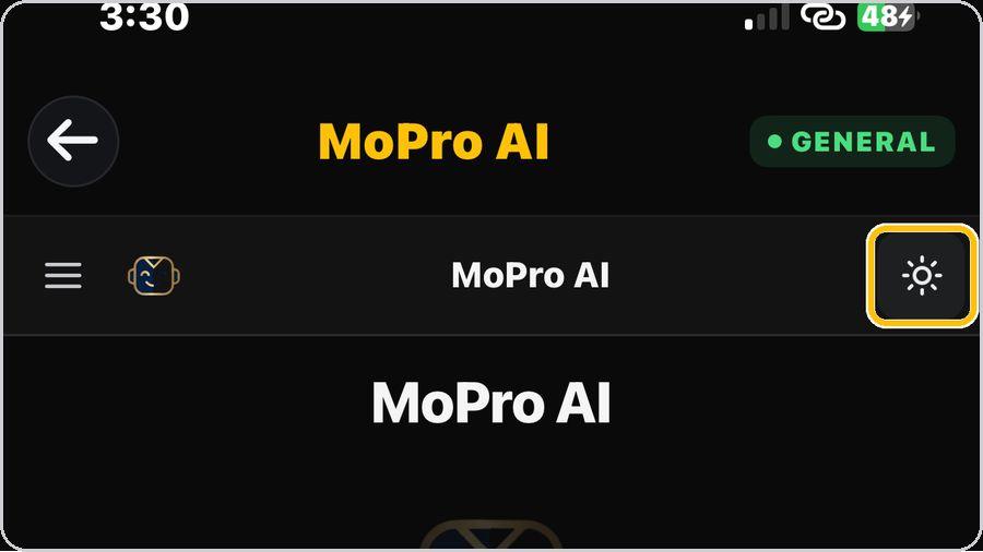 MoPro AI · Light or dark