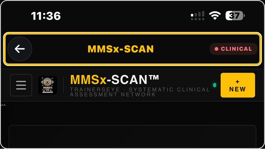 MMSx-SCAN · Open the tool