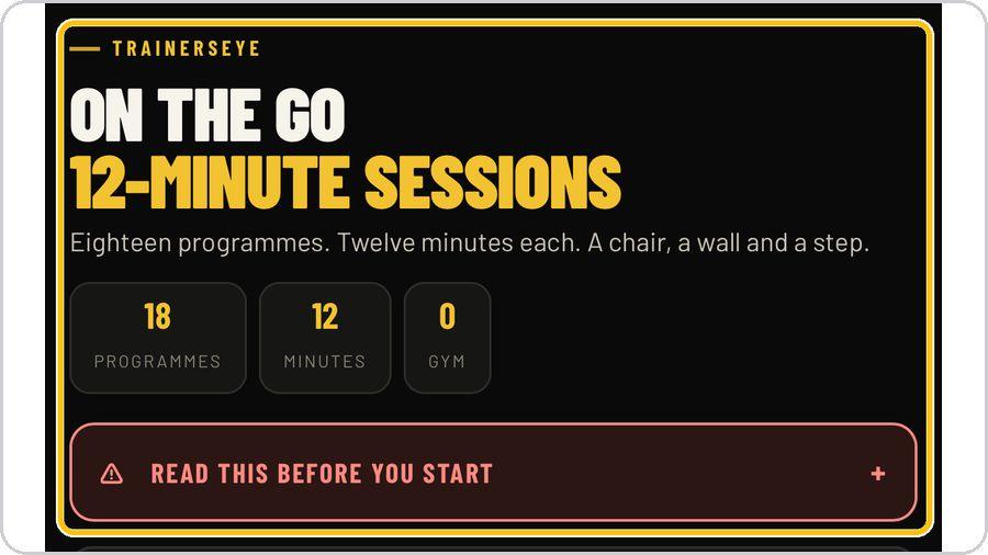 Clinical Rehab Sessions · General Rehab: On the Go