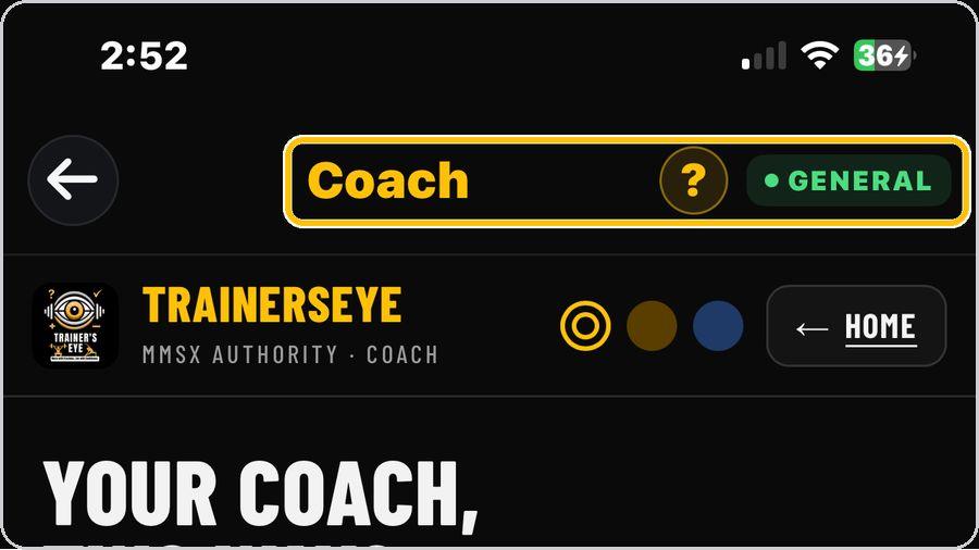 Coach · Open the tool