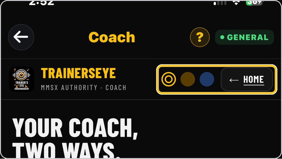 Coach · Look, theme and Home