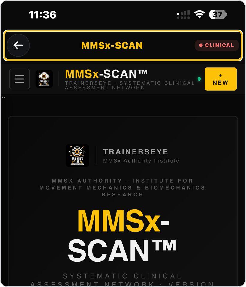 MMSx-SCAN · Open the tool