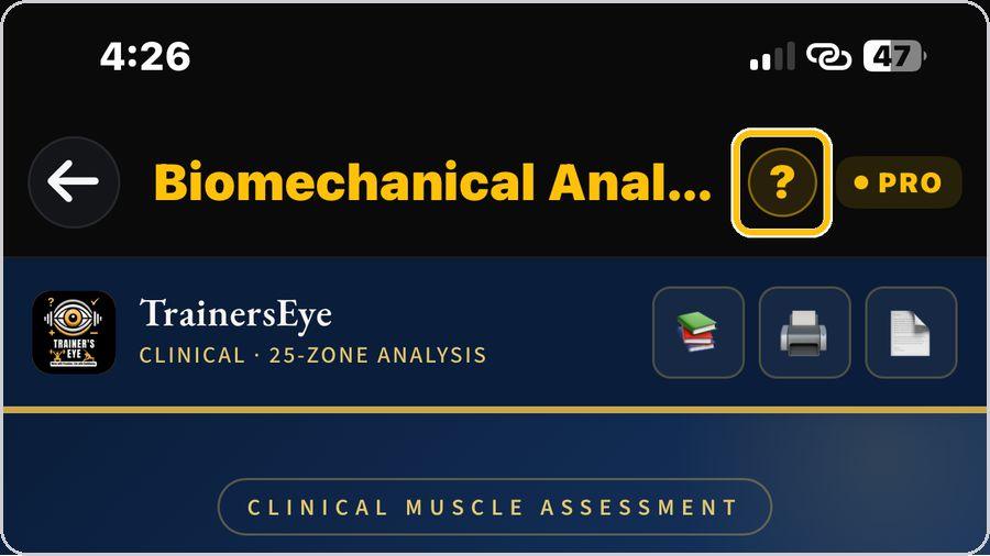 Biomechanical Analysis · Get help any time