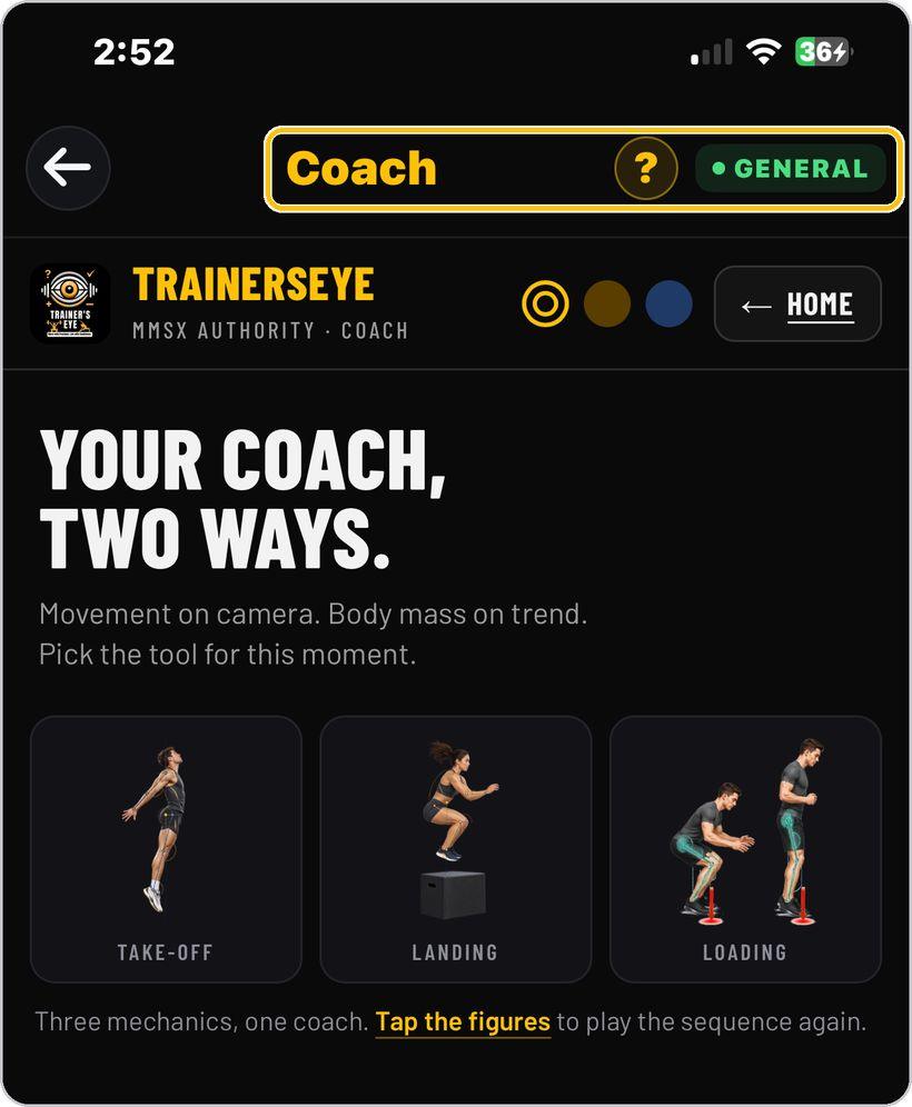 Coach · Open the tool