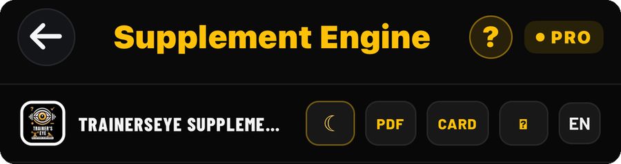 Supplement Engine guide illustration