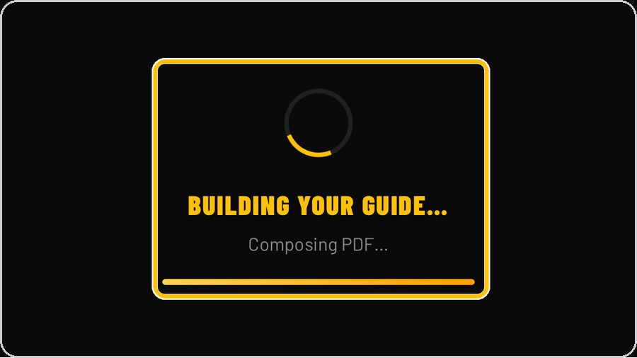 Supplement Engine · Build the guide